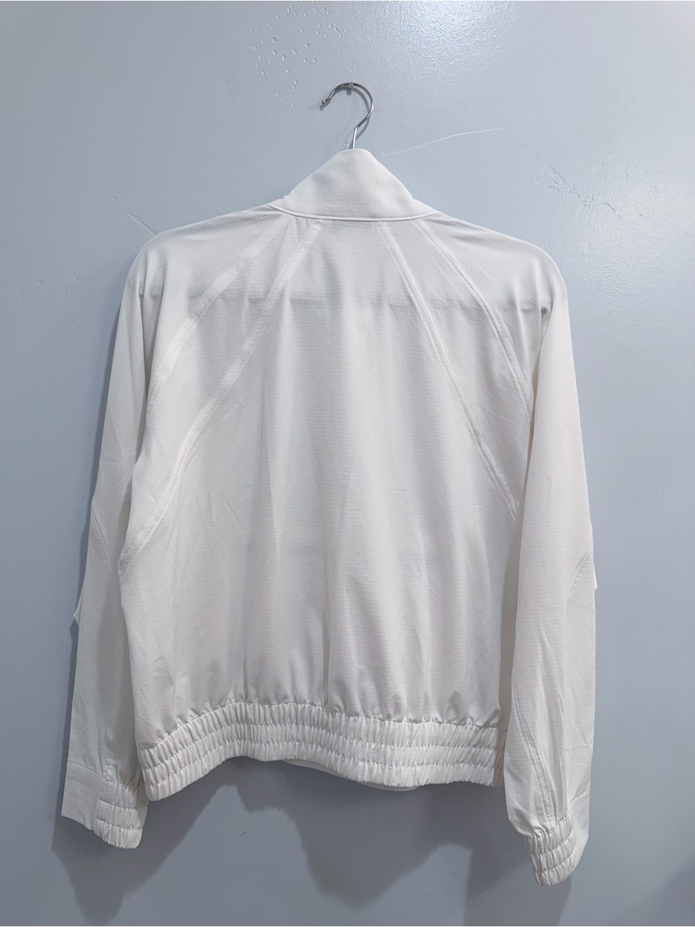 Athleta White Ripstop Half-Zip Pullover Anorak Jacket Quarter Zip Windbreaker S - Picture 6 of 11